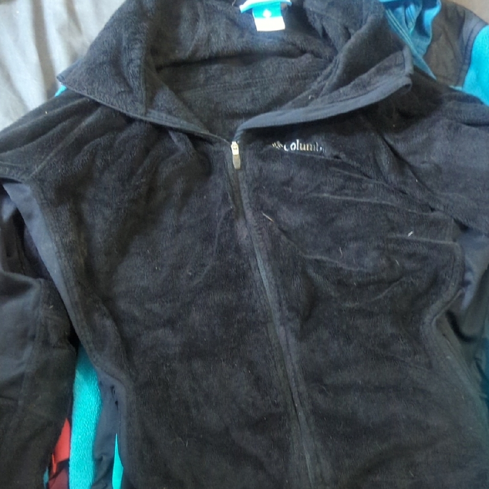 Columbia Black Full-Zip Fleece Jacket